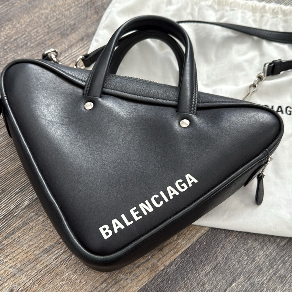 Balenciaga Black Triangle Bag